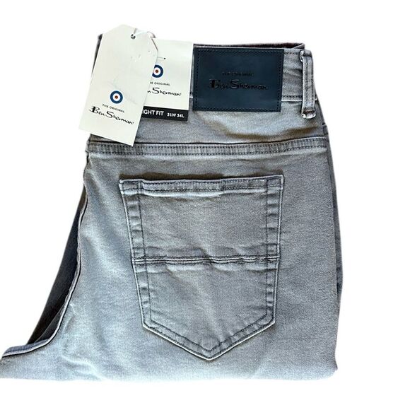 Ben Sherman Other - NEW Ben Sherman Mens Straight Fit Grey Jeans